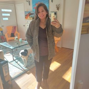 Vintage DonnyBrook Wool blend winter coat with raised collar